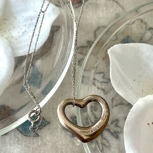 Tiffany & Co. Silver Heart Necklace Pendant